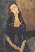 Amedeo Modigliani Jeanne Hebuterne assise (mk38) oil painting reproduction